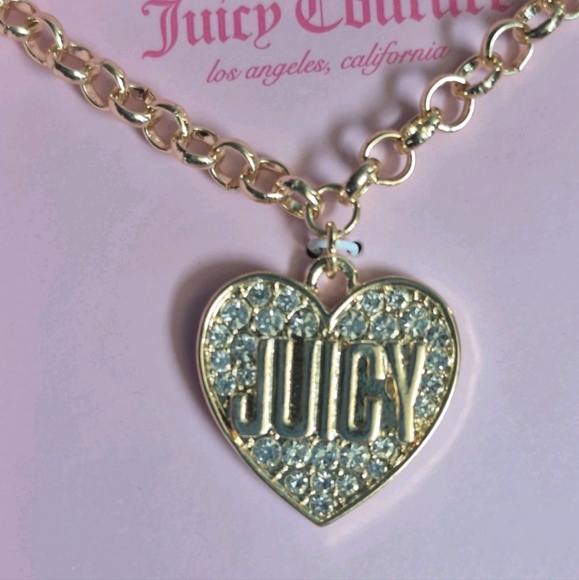 Juicy Couture Gold Heart Necklace - Picture 6 of 12